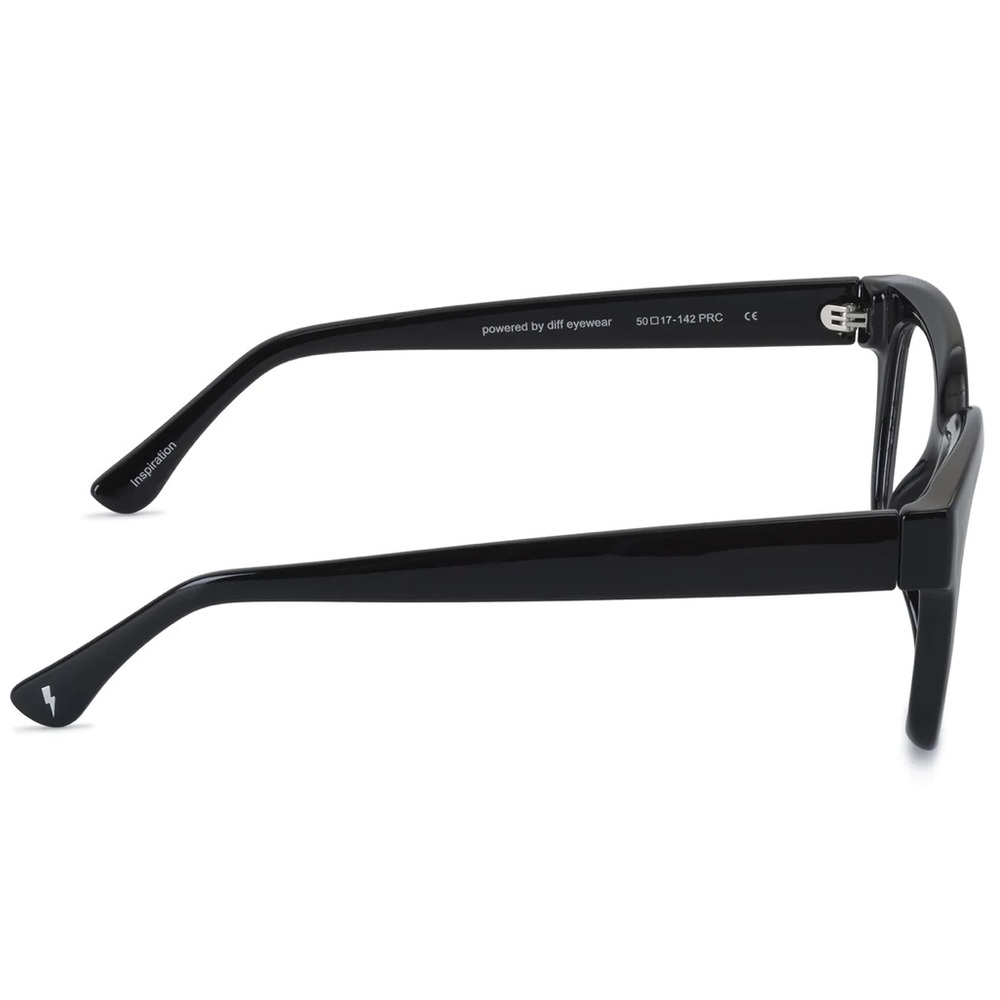DIFF Bluelight Glasses Black Frame Blue Light Technology Lens Women’s Health NIB - Picture 5 of 10